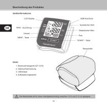 Geratherm® active control Digitales Handgelenk-Blutdruckmessgerät GT-1215 - 12