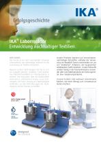 IKA® Laborreaktor Entwicklung nachhaltiger Textilien - 1