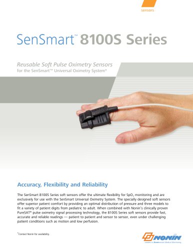 SenSmart 8100 Soft SpO2 Sensor