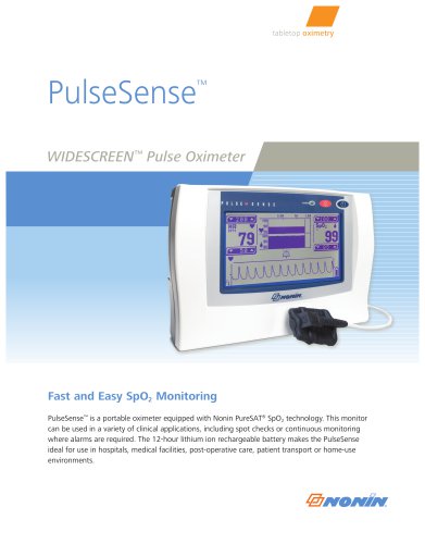 WIDESCREEN  Pulse Oximeter