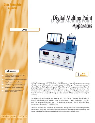 Digital Melting Point Apparatus