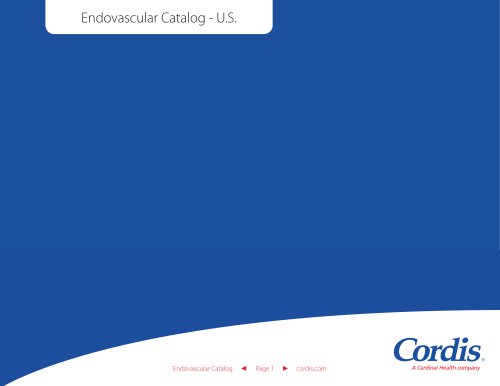 Endovascular catalog