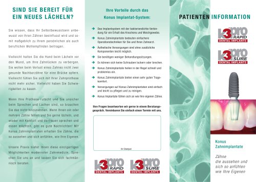 K3Pro Patienten informations