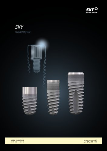 SKY Implantatsystem – blueSKY, narrowSKY, classicSKY