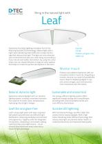 D-tec Leaf product sheet