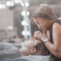 D-TEC LED lighting for beauty treatments in clinical environments