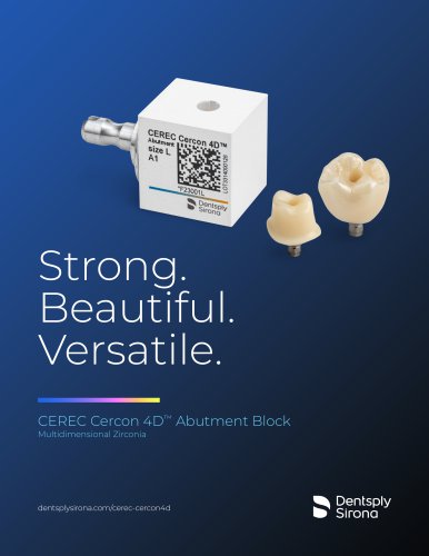 CEREC Cercon 4D™ Abutment Block