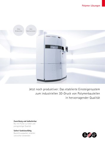 Systemdatenblatt FORMIGA 110 Velocis