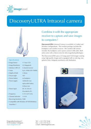 DiscoveryULTRA Intraoral camera