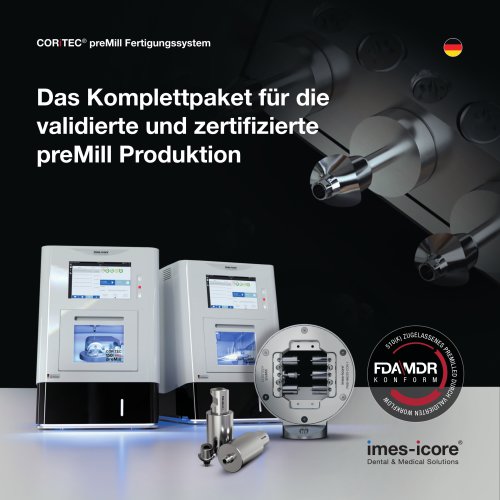 CORiTEC® preMill Fertigungssysteme