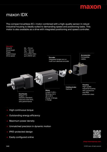 maxon IDX
