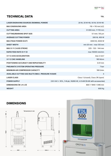 TDL 500 - ENG