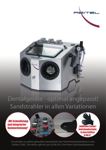 REITEL SANDURET SANDUBLAST Flyer IDS 2015