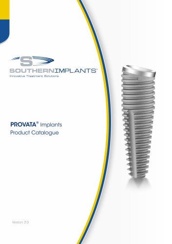 PROVATA® Implants Product Catalogue