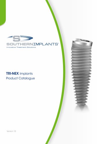 TRI-NEX Implants Product Catalogue