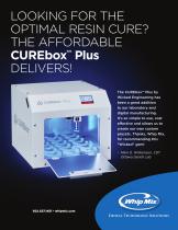 LOOKING FOR THE OPTIMAL RESIN CURE? THE AFFORDABLE CUREbox™ Plus DELIVERS!