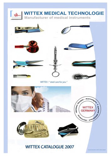 WITTEX catalogue