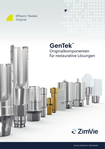 GenTek - Originalkomponenten für restorative Lösungen