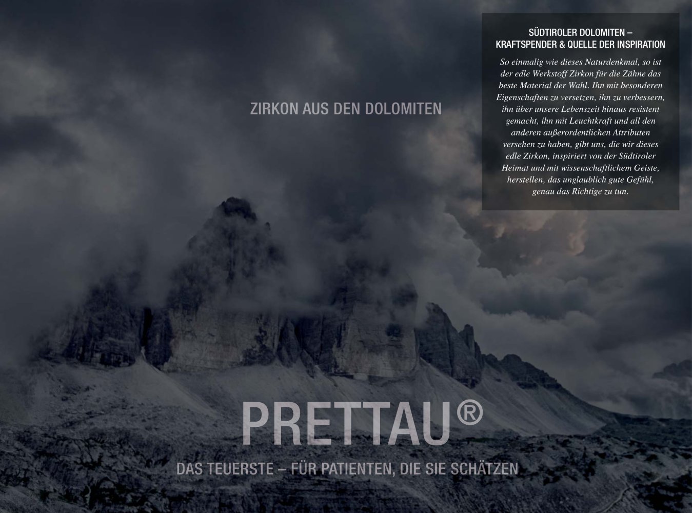 Beilage Prettau&reg; Dispersive&reg; Line - Zirkonzahn