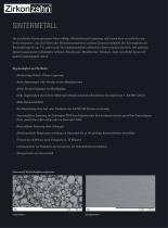 Fallgalerie Sintermetall nd Zubehör - 2