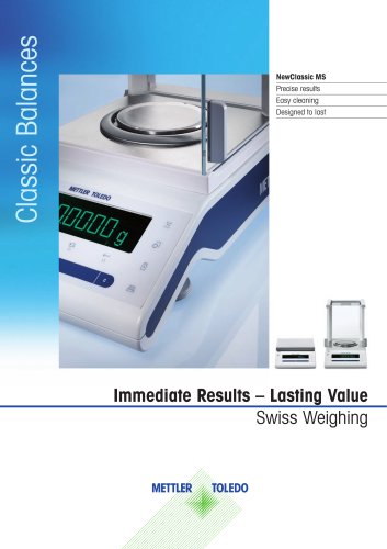 Brochure NewClassic MS : Immediate Results - Lasting Value Brochure NewClassic MS : Immediate Results - Lasting Value