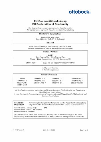 EU Declaration of Conformity