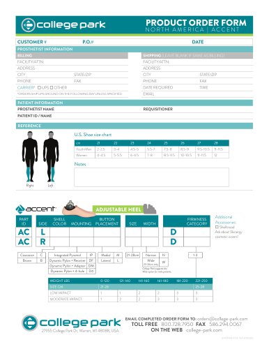 PRODUCT ORDER FORM