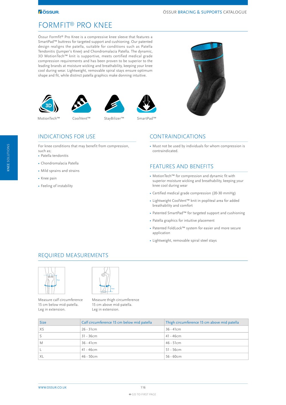 FORMFIT&reg; PRO KNEE  - &Ouml;ssur