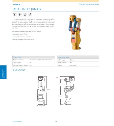 TOTAL KNEE&reg; JUNIOR