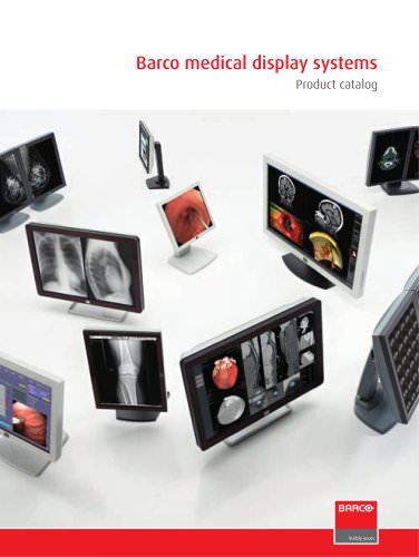 Barco medical display systems Product catalog