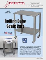 Rolling Baby Scale Cart