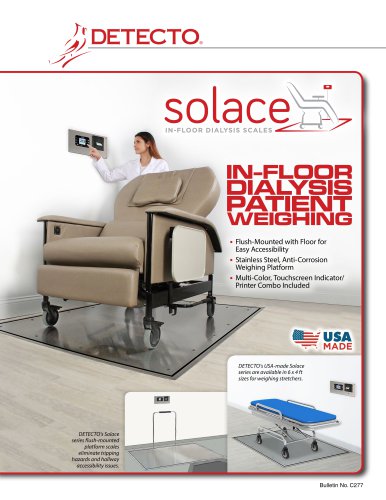 Solace In-Floor Dialysis Scale