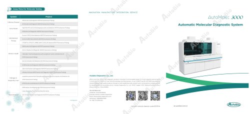 Automatic Molecular Diagnostic System