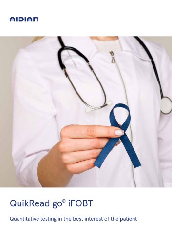 QuikRead go&reg; iFOBT