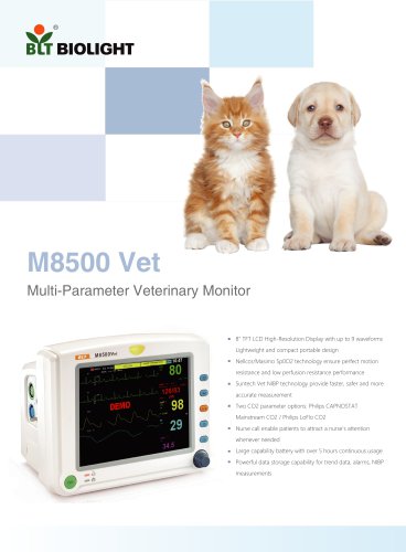 M8500vet veterinary monitor