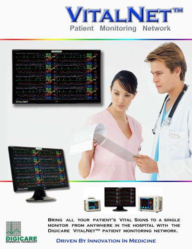 Wireless Central Monitoring System VitalNet