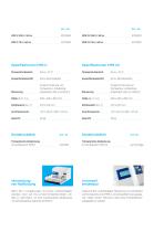 AUSGIESSSTATIONEN MPS PI / MPS PII MPS P , W , C / CX - 11
