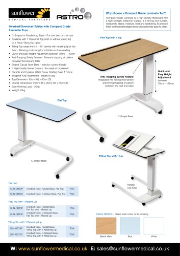 Astro Overbed Table