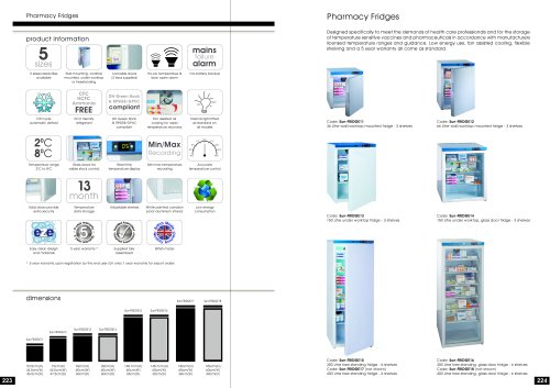 Pharmacy Fridges