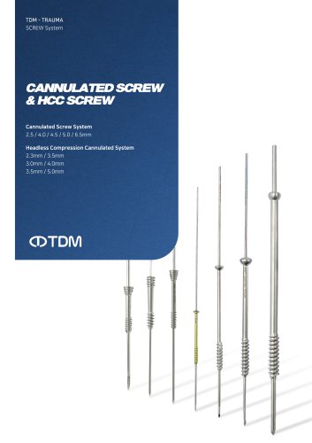 Cannulated & HCC Screws