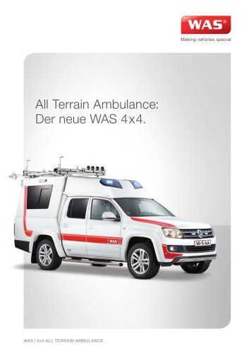 All Terrain Ambulance: Der neue WAS 4x4