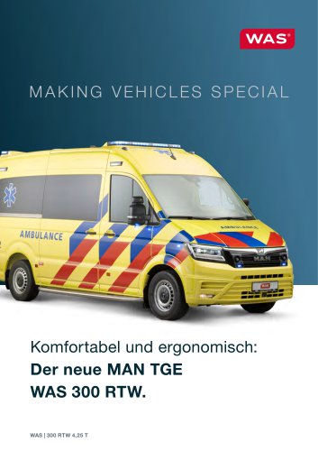Der neue MAN TGE WAS 300 RTW