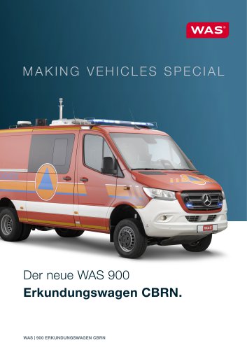 Der neue WAS 900 Erkundungswagen CBRN