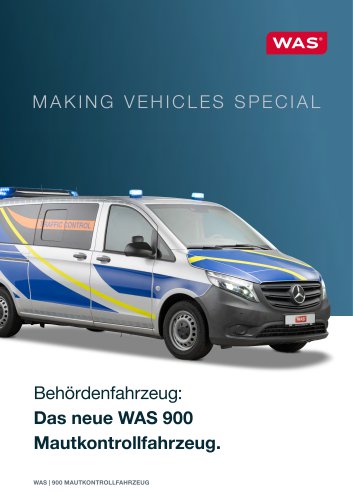 Das neue WAS 900 Mautkontrollfahrzeug
