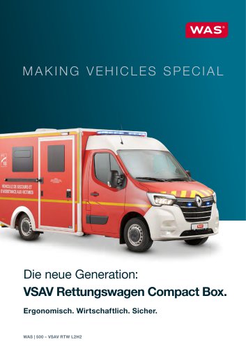 VSAV Rettungswagen Compact Box