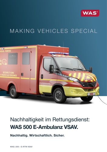 WAS 500 E-Ambulanz VSAV