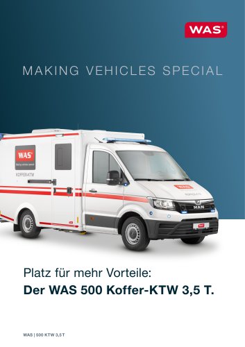 Der WAS 500 Koffer-KTW 3,5 T