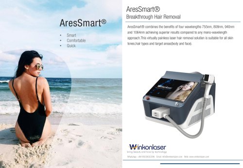 Winkonlaser Aressmart&reg; DL500 laser hair removal Machine