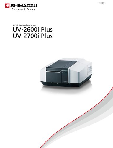 UV-2600i Plus UV-2700i Plus