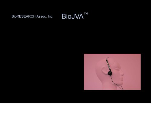 BioJVA Brochure